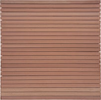 T&J PARALLELA-Rhombuszaun, Keruing, 180 x 180 cm, Leisten 13/65 mm, 