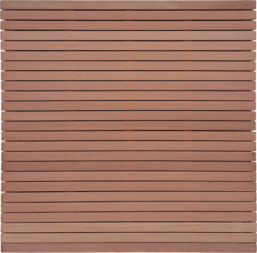 T&J PARALLELA-Rhombuszaun, Keruing, 180 x 180 cm, Leisten 13/65 mm, 