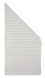 T&J LIGHTLINE Kunststoff Zaunelement Ecke links 900 x 1800/900 mm, weiß T&J LIGHTLINE Kunststoff Zaunelement Ecke links 900 x 1800/900 mm, weißZubehörbild