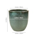 Vorschaubild Klocke Design Pflanzgefäß / Blumentopf Keramik ⌀ 38 cm x H 37 cm