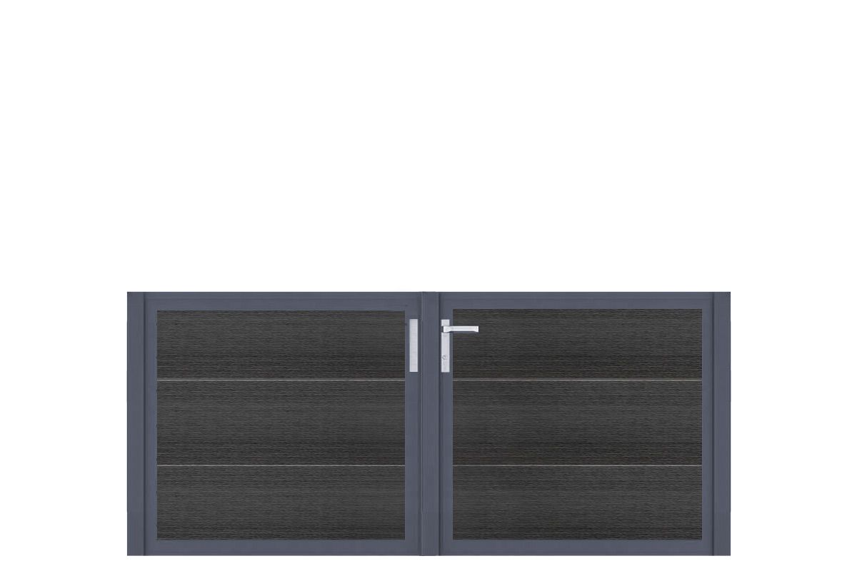 dz VIDUAL Swing Doppeltor Comp-Co 280 x 20 mm Steckprofil symmetrisch