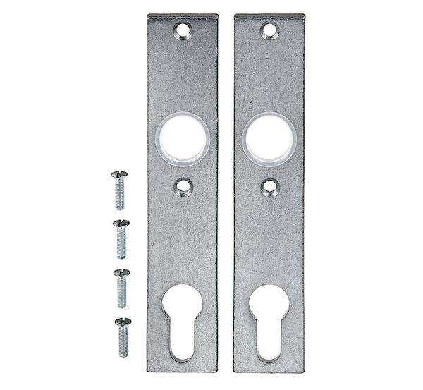 Alberts® Langschild,ein Paar,SB,geschmiedet,vz,silbergrau einbrennlackiert,LxB 30x155mm 554309