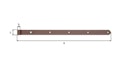 Vorschaubild Alberts® DURAVIS® Ladenband gerade 800mm