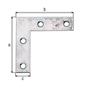Vorschaubild Alberts® Möbelwinkel, sendzimirverzinkt, HxLxB 40x40x10 mm 336851
