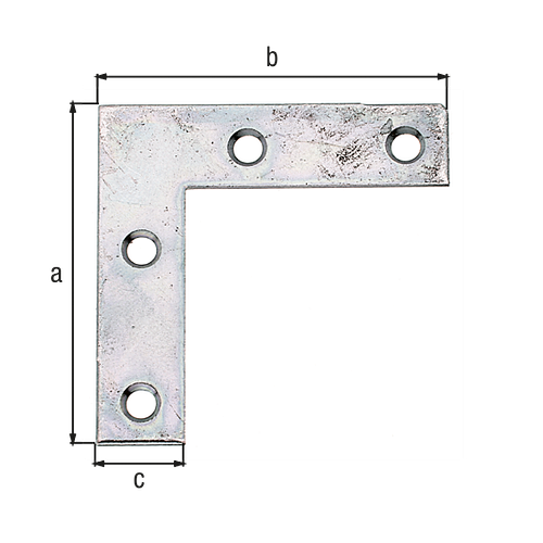 Alberts® Möbelwinkel, sendzimirverzinkt, HxLxB 40x40x10 mm 336851
