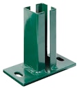 Vorschaubild Alberts® Pfostenträger f.Eckpfosten Doppelstab-Gittermatten,grün,z.Aufschraub.f.60x60mm 685430