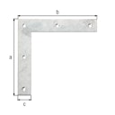 Vorschaubild Alberts® Eckwinkel 120x120x20 mm