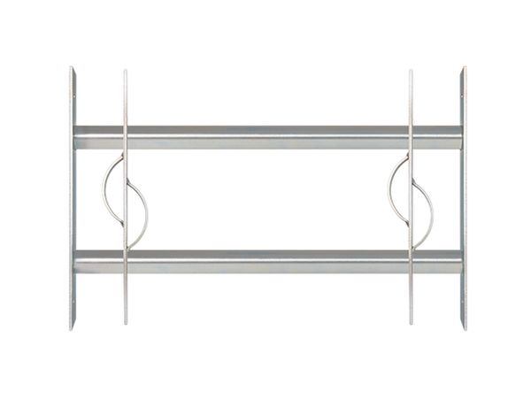 Alberts® Fenstergitter Secorino Style,ausziehbar,galv.blau verzinkt,HxB-B 300x500-650mm 
