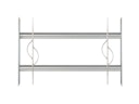 Vorschaubild Alberts® Fenstergitter Secorino Style,ausziehbar,galv.blau verzinkt,HxB-B 300x500-650mm 