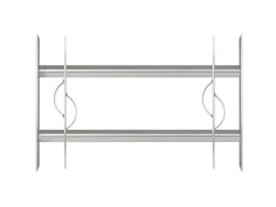 Alberts® Fenstergitter Secorino Style,ausziehbar,galv.blau verzinkt,HxB-B 300x500-650mm 