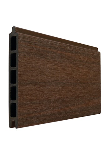 HANDMUSTER Fiberdeck Boston WPC Sichtschutz Premium