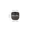 Vorschaubild Vosteen Design Blumentopf / Pflanzgefäß Terrakotta schwarz ø 22 cm x H 19 cm