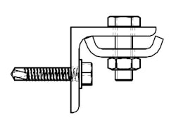 LEGI Zaunanschlußwinkel Set - beidseitig