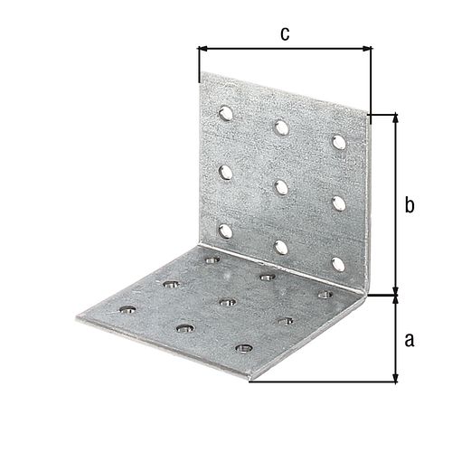 Alberts® Lochplattenwinkel  60x60x60x25 mm