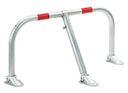 Vorschaubild Alberts® Parkplatzbügel Spielberg umlegb.,Pz.fvz.,2 rote Ringe z.Aufschr.,Breite 950 mm 691042