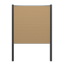 Vorschaubild NewTechWood Modena Sichtschutzelement WPC 1760 x 1830 mm