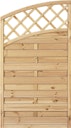 Vorschaubild T&J MAXI DOPPELBOGEN 1 Lamellenzaun 90 x 160/140 cm