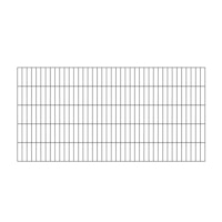 Alberts® Doppelstabmatten 6/5/6 Komplettset 2-50 Meter inkl. Pfosten mit Flacheisen