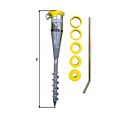 Vorschaubild Alberts® Einschraub-Bodenhülse für Rohre 25-65 mm ⌀, feuerverzinkt, Gesamtlänge 560 mm 610647