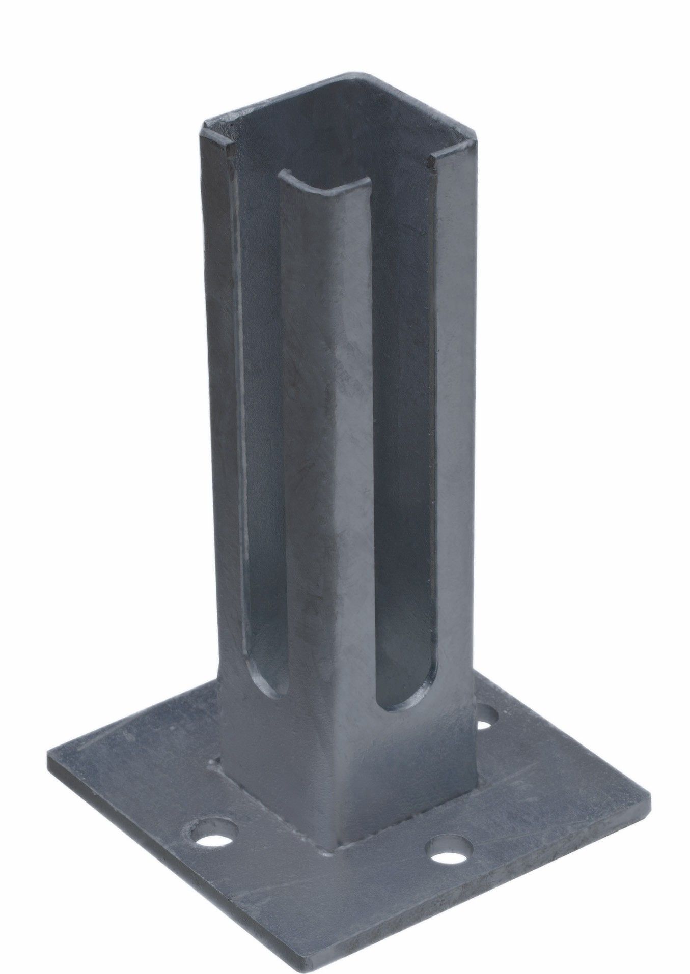 dz Fußplatte - Typ Q 60x60-Eck - RAL7016 Anthrazitgrau