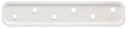 Vorschaubild Alberts® Flachverbinder geprägt weiß beschichtet  180x40 mm