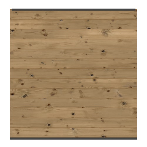 TraumGarten SYSTEM Holz Thermo Massiv Zaunfeld-Set 178 x 184