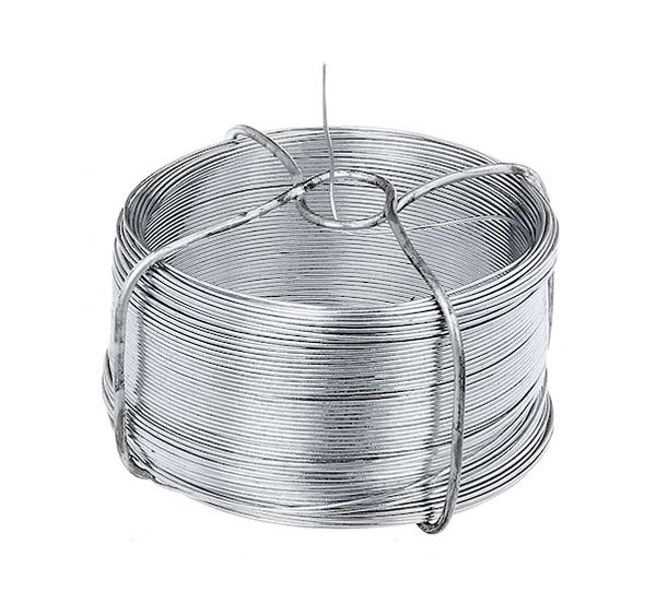 Alberts® Drahtspule, verzinkt, grün kunststoffbeschichtet, Stärke 1,2 mm, Länge 50 m 530105