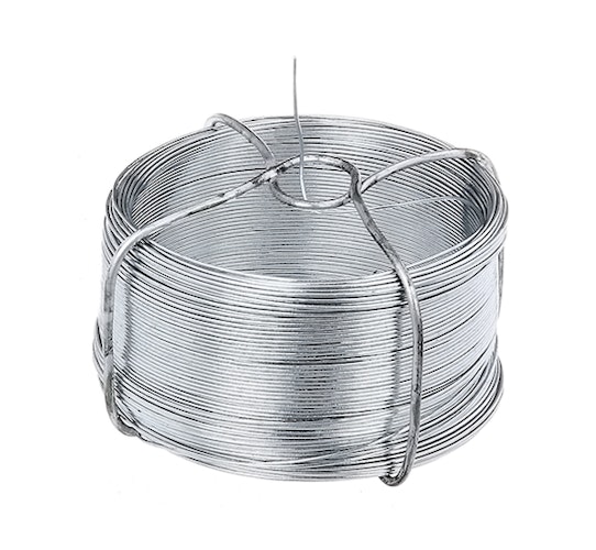 Alberts® Drahtspule, verzinkt, grün kunststoffbeschichtet, Stärke 1,2 mm, Länge 50 m 530105