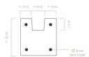 Vorschaubild ORIGI WALLS™ BETON NUT Anfangspfosten 120 x 120 mm