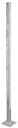 Vorschaubild Alberts® Universalpfosten feuerverzinkt zum Aufschrauben L 1020 mm  30x30 mm 