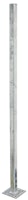Alberts® Universalpfosten feuerverzinkt zum Aufschrauben L 1020 mm  30x30 mm 