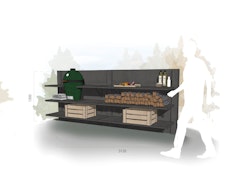 WWOO Designbeton-Outdoorküche Miles