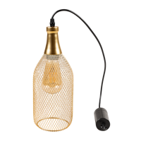 Vosteen LED Lampe gold  ø 12 cm H31 cm