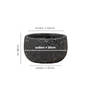 Vorschaubild Vosteen Design Blumentopf /  Pflanzgefäß Terrakotta schwarz ø 30 cm x H 18 cm