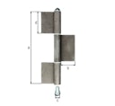 Vorschaubild Alberts® Konstruktionsband Typ KO8,dreit.,z.Anschweißen,Höhe 260mm