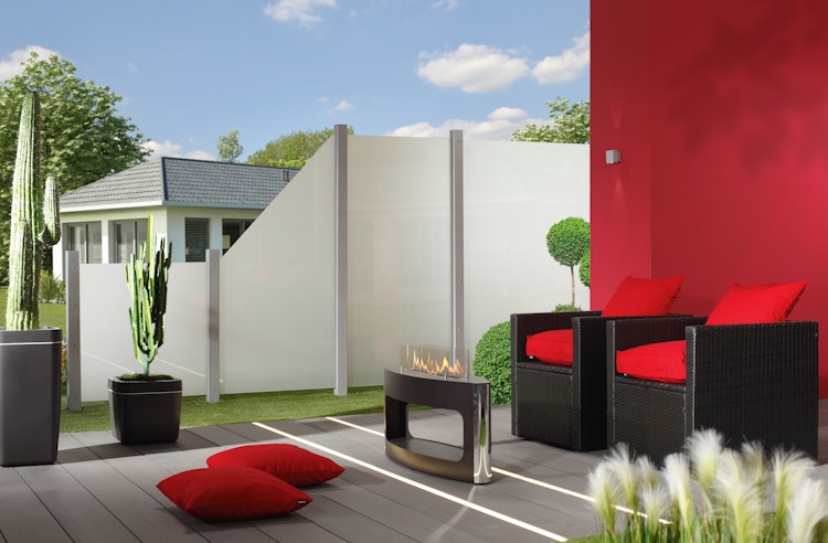 TraumGarten System Glas MATT 900 x 900 mm