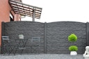 Vorschaubild ORIGI WALLS™ Beton Sichtschutz Bogen LINEA 395/495 x 2000 mm 