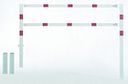 Vorschaubild Alberts® Absperrgitter Moovy fvz.,weiß,m.roten Ringen,z.Einb.,B1500mm,Höhe ü.Boden 1000mm 770280