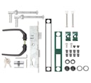 Vorschaubild Alberts® Zubehör-Set für Wellengitter-Tore bis 1500 mm Höhe, grün 653811