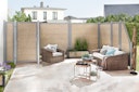 Vorschaubild TraumGarten Design WPC Alu Rahmen Silber 1800 x 1800 mm