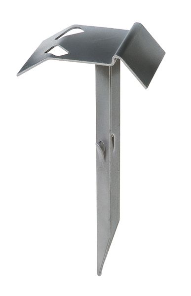 Alberts® Auflaufstütze mit angeschweißtem Erddorn feuerverzinkt Breite 125 mm 