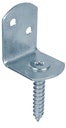 Vorschaubild Alberts® Flechtzaunhalter L-Form galv. blau verzinkt HxB 83x32 mm