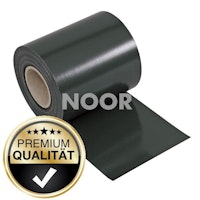 Noor Zaunblende PVC blickdicht 35 Meter inkl. 25 Klemmschienen