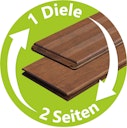 Vorschaubild aMbooo Terrassendiele Bambus SELECT in Coffee