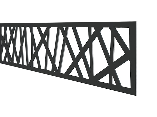 dz VIDUAL Design-Blech mikado - 1730 - 260 - 7016FS