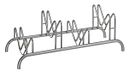 Vorschaubild Alberts® Mehrfach-Fahrradständer freist.,fvz, Einstellplätze 4, LxT 1150x515 mm 692643