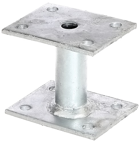 Alberts® Pfostenträger zum Aufschrauben Ø27/70x90