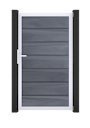 Vorschaubild GroJa Solid Grande Premium Tor Standard 1-flügelig mit Aluminiumrahmen