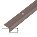 Vorschaubild Alberts® Treppenkanten-Schutzprofil, Alu-1 m-bronzefarbig eloxiert-24,5x20 mm