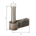 Vorschaubild Alberts® Kloben,z.Anschweißen,Dornst.⌀20mm